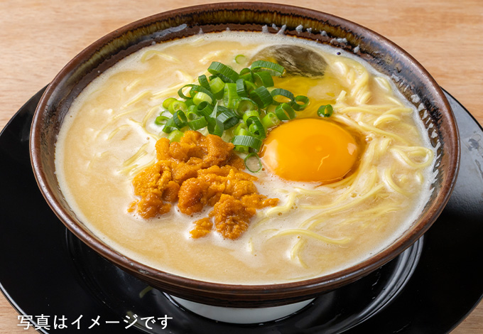 うに玉とろみそラーメン