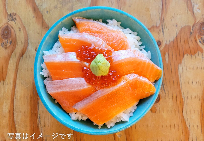 サーモン小丼